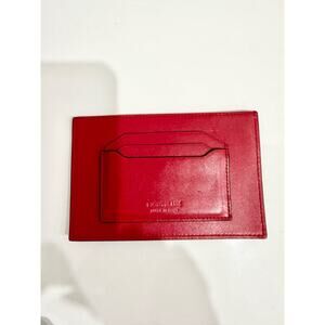 Montblanc Meisterstück 6cc Calfskin Leather Card Holder Wallet Red
